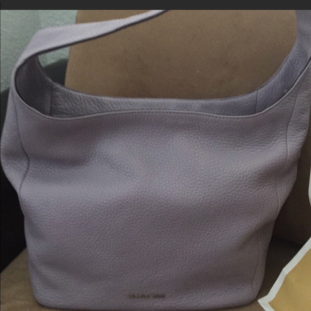 MK Astor soft lavender gray leather.  EUC